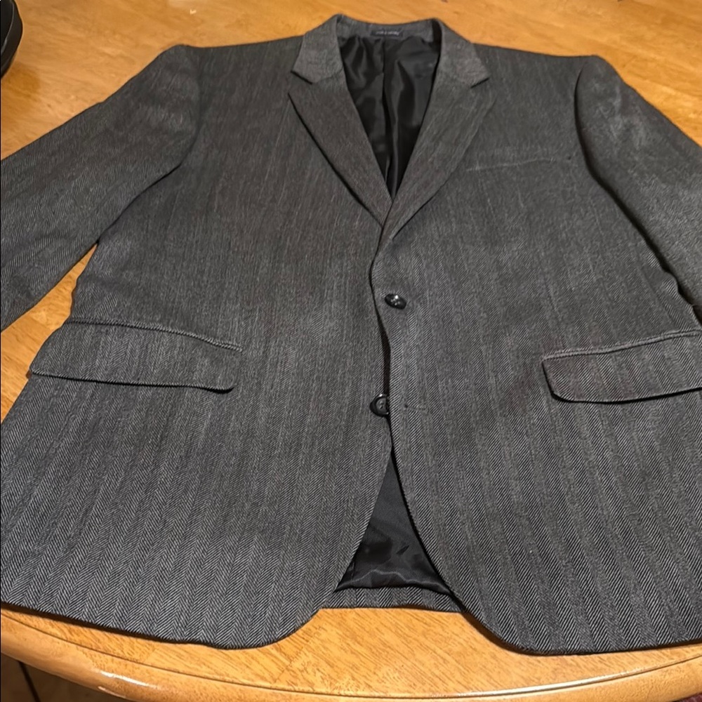 Stafford Charcoal Gray Blazer